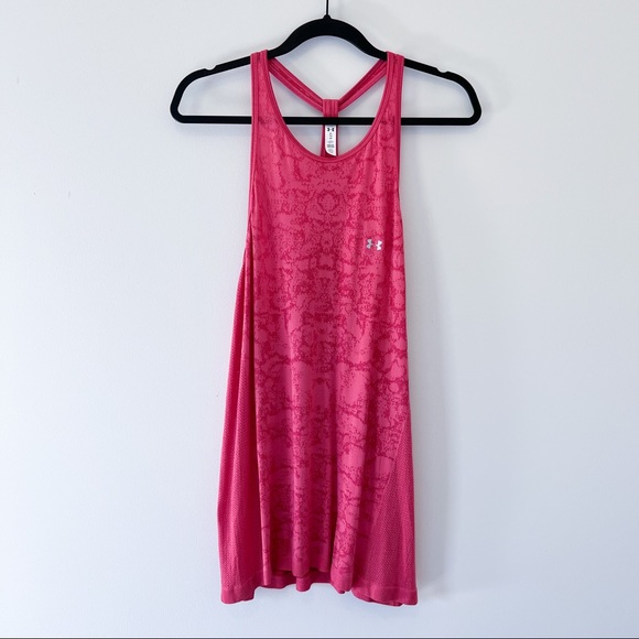Under Armour Tops - under armour | pink vanish seamless tank top xl nwt